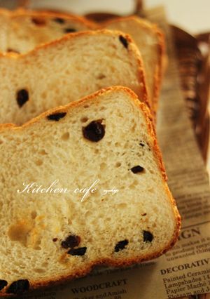 ホエーでシナモンレーズン食パン-レシピのメイン写真