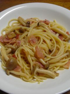 きのこ と ベーコン の和風パスタ♪-レシピのメイン写真