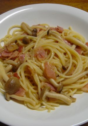 きのこ と ベーコン の和風パスタ♪-レシピのメイン写真