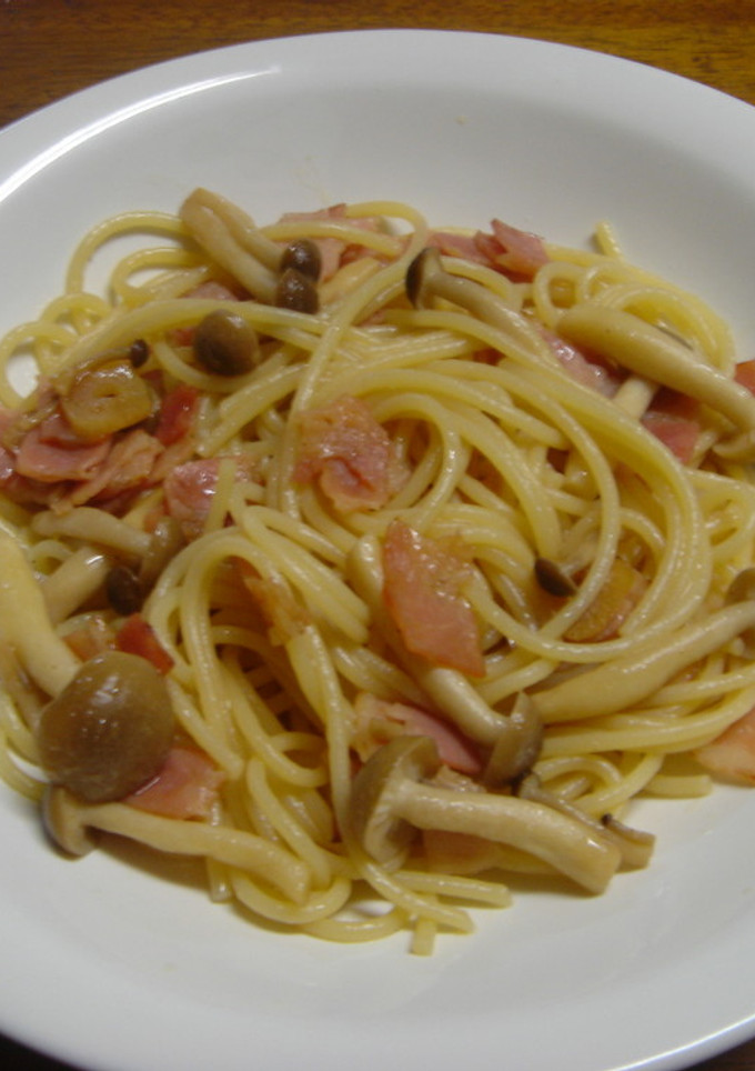 きのこ と ベーコン の和風パスタ♪-レシピのメイン写真