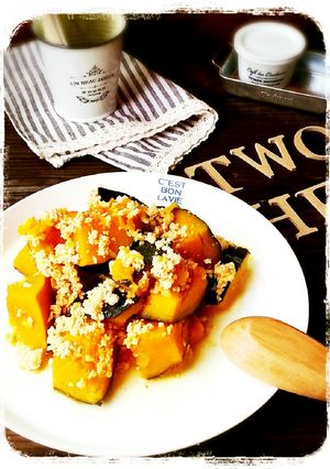 鶏ひき肉入りnoかぼちゃ煮-レシピのメイン写真