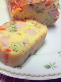 おさかなソーセージのケークサレ!-レシピのメイン写真