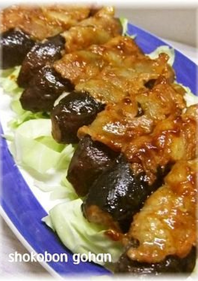 ナスの豚肉巻き❤ソース絡め❤-レシピのメイン写真