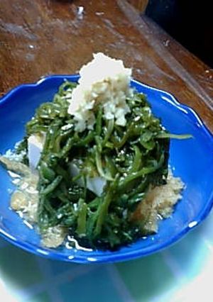 切って乗せるだけ♪あっさりめかぶ豆腐-レシピのメイン写真