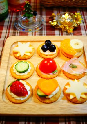 ✿クリスマス＊カラフルカナッペ✿-レシピのメイン写真