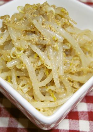 簡単安い美味い！豆もやしの韓国風ナムル-レシピのメイン写真