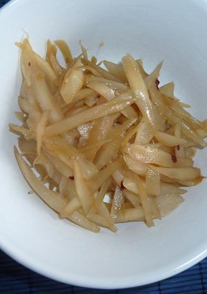 SALSIFY・西洋ごぼうのキンピラ-レシピのメイン写真