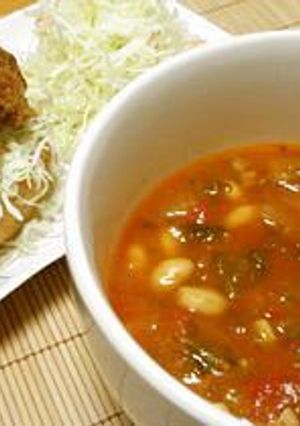 朝食に♡具だくさんミネストローネスープ-レシピのメイン写真