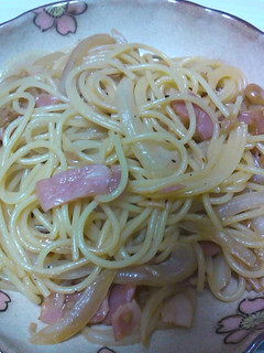 ☆ベーコンとなめたけのスパゲッティ◎-レシピのメイン写真