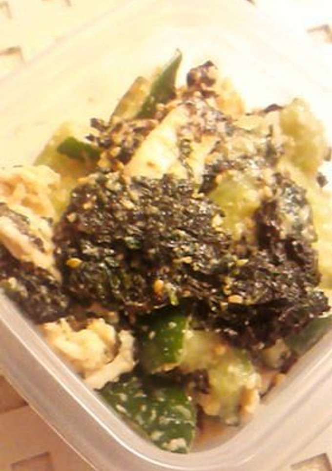 絶品☆きゅうりとゆで鶏のワサビマヨ和え-レシピのメイン写真