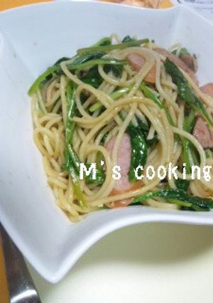 元気になる☆ホウレン草のペペロンチーノ-レシピのメイン写真