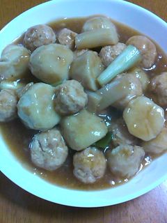 ☆麩わ麩わ!鶏団子の煮もの☆-レシピのメイン写真