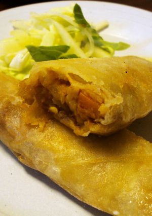 簡単リメイク！カレー春巻き-レシピのメイン写真