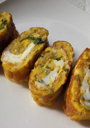 大葉おかかチーズの卵焼き-レシピのメイン写真
