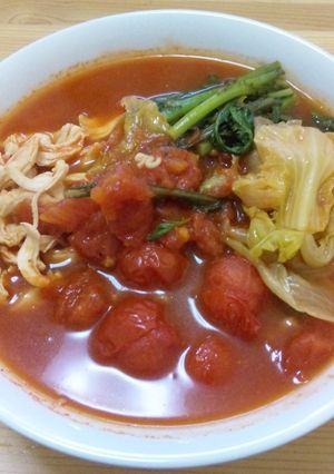 冬の塩トマトラーメン-レシピのメイン写真