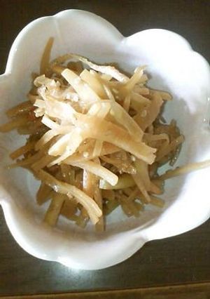 シェフ直伝!余った大根の皮できんぴら-レシピのメイン写真