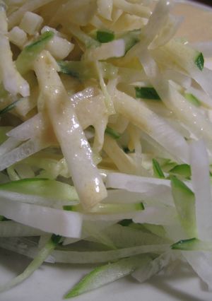 千切り野菜のサラダ（味噌ドレッシング）-レシピのメイン写真