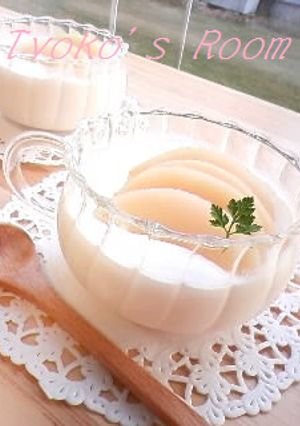 ღღピーチパンナコッタღღ-レシピのメイン写真