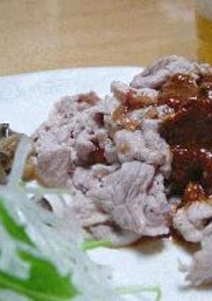 お肉にお野菜に♪ピリ辛のアジアな味噌タレ-レシピのメイン写真