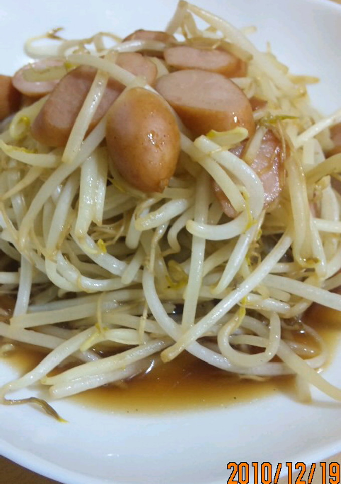 簡単！節約！もやし炒め-レシピのメイン写真