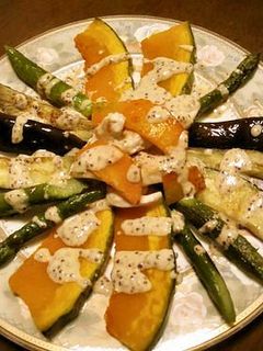 カラフル野菜のマスタードソース-レシピのメイン写真