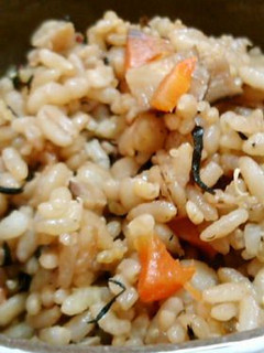 乾物×醤油 炊き込みご飯-レシピのメイン写真
