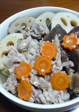 ほっとする家庭の味☆蓮根と椎茸の含め煮-レシピのメイン写真