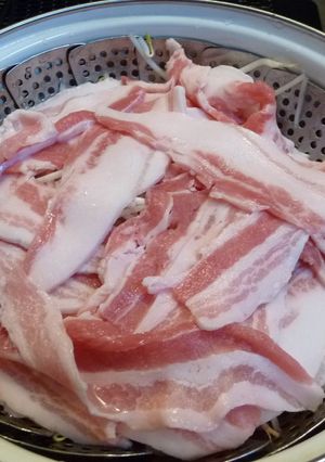 １０分で☆一番おいしいもやしと豚バラ蒸し-レシピのメイン写真