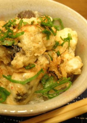 牡蠣の天丼-レシピのメイン写真