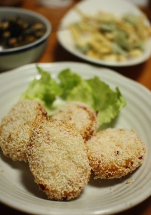 卵と小麦アレルギーの為のしんびきコロッケ-レシピのメイン写真
