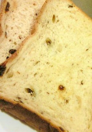 HBでプルーン&レーズンのみるく食パン-レシピのメイン写真