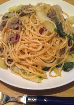 牛肉とセロリのパスタ-レシピのメイン写真