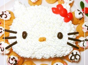 簡単手軽に❤キティちゃんのケーキ❤-レシピのメイン写真