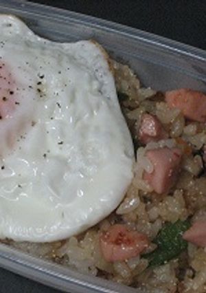 魚肉&明太チャーハン　目玉のっけ-レシピのメイン写真