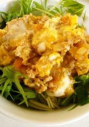 簡単✿焼肉のたれでひき肉の卵とじ丼✿-レシピのメイン写真