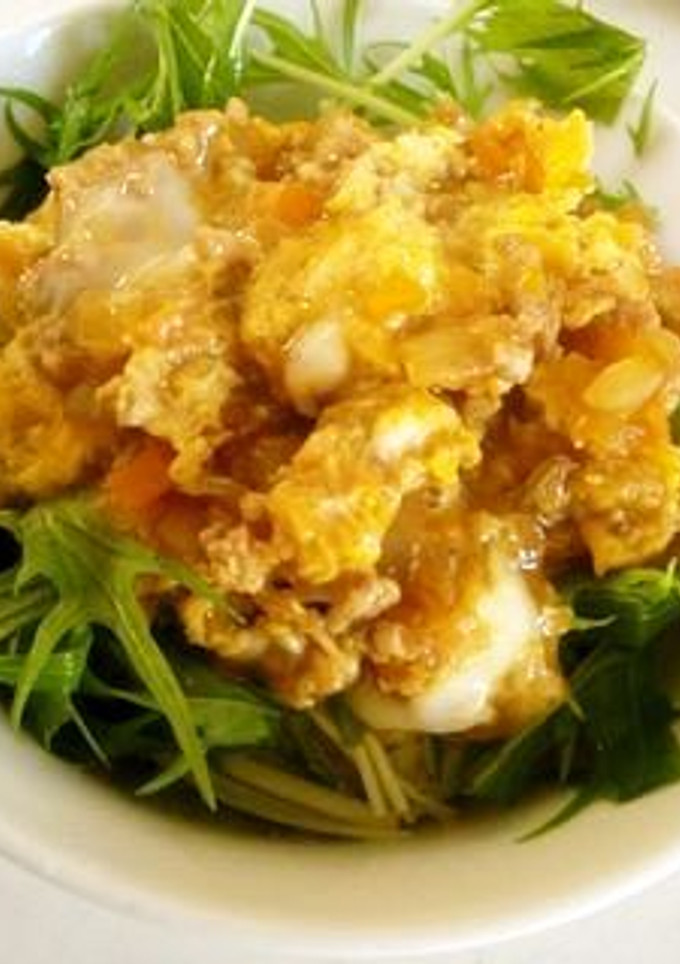 簡単✿焼肉のたれでひき肉の卵とじ丼✿-レシピのメイン写真