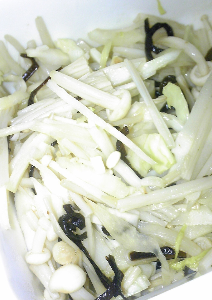 無駄なく簡単☆芯とえのきの炒め物-レシピのメイン写真
