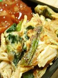 ほうれん草のなめたけ玉子炒め☆バター風味-レシピのメイン写真