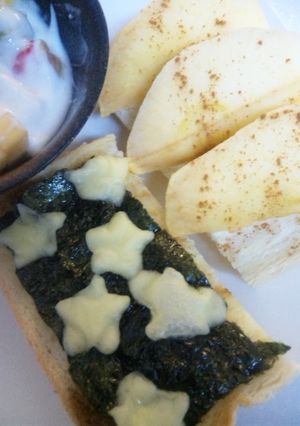 のりToast★りんごToast-レシピのメイン写真