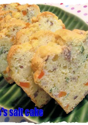 オイルサーディンと野菜の【ケークサレ】♪-レシピのメイン写真