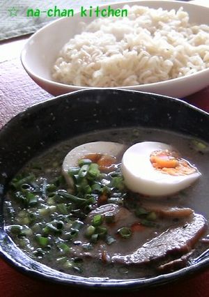 黒ゴマ香るつけ麺-レシピのメイン写真