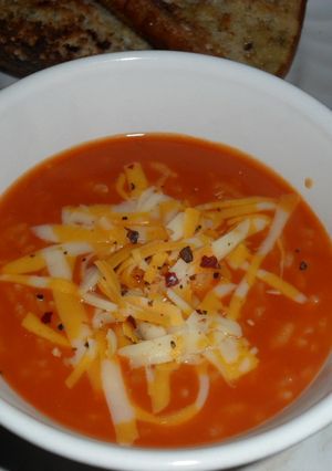 トマトライス・スープ-レシピのメイン写真