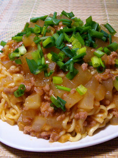 大根そぼろのあったか混ぜ麺-レシピのメイン写真