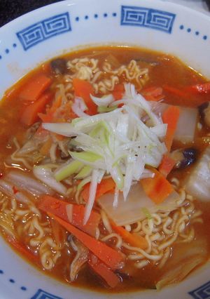 ピリ辛☆味噌チゲ風ラーメン～♪-レシピのメイン写真