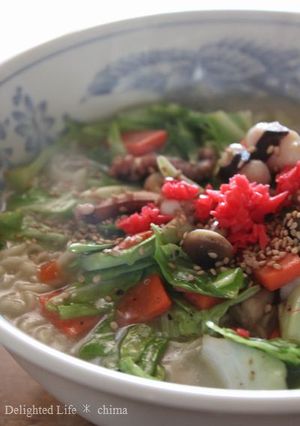 タコとんこつのあんかけラーメン-レシピのメイン写真