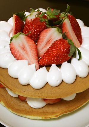 卵&牛乳なしのデコレーションケーキ☆-レシピのメイン写真