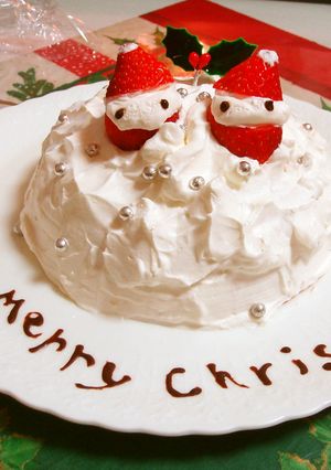 クリスマスケーキ-レシピのメイン写真