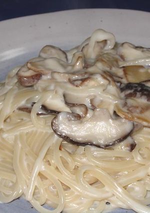 しいたけのクリームパスタ-レシピのメイン写真