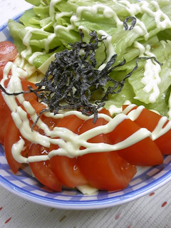 塩昆布マヨでサラダうどん☆-レシピのメイン写真