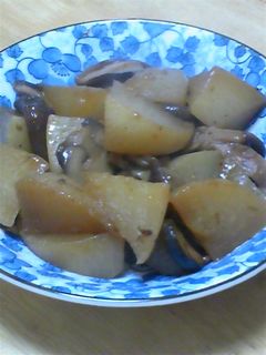 ☆だいこんとシイタケの炒煮☆-レシピのメイン写真